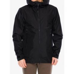 Kurtka przeciwdeszczowa męska Didriksons Basil Jacket 4. Czarne kurtki Didriksons, m, bez wzorów, bez kaptura. Za 582.99 zł.