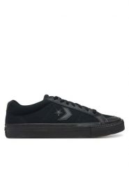 Converse Sneakersy Sport Casual Monochrome A12332C Czarny. Czarne buty sportowe casual Converse, bez wzorów, z materiału, bez zapięcia. Za 199.99 zł.