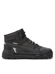Puma Sneakersy Rebound Abrupt 397469 01 Czarny. Czarne buty sportowe casual Puma, bez wzorów, ze skóry, bez zapięcia. Za 289.99 zł.