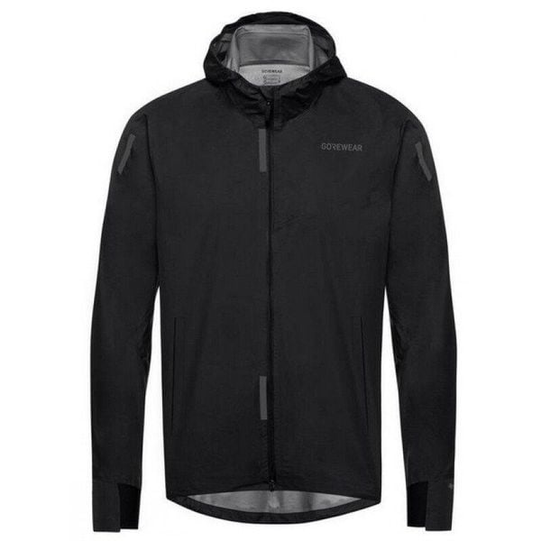 Kurtka wodoodporna Gore Concurve Gore-Tex. Czarne kurtki Gore Wear, xl, bez wzorów, z gore-texu, bez kaptura. Za 1,144.35 zł.