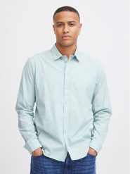 Blend Koszula 20716264 Niebieski Slim Fit. Niebieskie koszule Blend, m, bez wzorów, z bawełny, bez kołnierzyka, bez ramiączek. Za 99.99 zł.