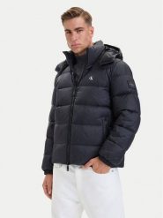 Calvin Klein Jeans Kurtka puchowa LV04RG515G Czarny Regular Fit. Czarne kurtki Calvin Klein Jeans, m, bez wzorów, z jeansu, bez kaptura. Za 999.99 zł.