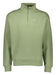 Nike Bluza "Solo Swoosh" w kolorze zielonym rozmiar: XS. Zielone bluzy Nike, xs, bez wzorów, bez kaptura. Za 154.79 zł.