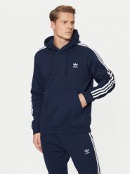 Adidas Bluza adicolor Classics 3-Stripes IL2489 Granatowy Regular Fit. Niebieskie bluzy Adidas, l, bez wzorów, z syntetyku, bez kaptura. Za 189.99 zł.