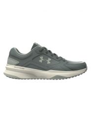 Under Armour Skórzane buty sportowe "Edge LTHR" w kolorze szarym rozmiar: 42. Szare buty treningowe Under Armour, bez wzorów, z materiału. Za 189.95 zł.