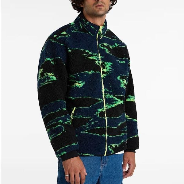 Kurtka VANS SLIP STREAM FULL ZIP J Czarny. Czarne kurtki Vans, m, bez wzorów, z tkaniny, bez kaptura. Za 410.99 zł.