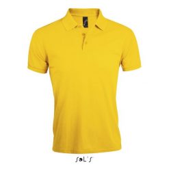Polo Sol's Prime. Żółte koszulki polo SOL'S, m, bez wzorów, z bawełny, bez kołnierzyka, bez ramiączek. Za 139.00 zł.