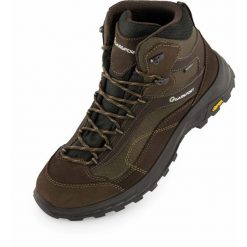 Buty trekkingowe Garsport Avereau Mid Wodoodporne brązowe. Brązowe trekkingi GARSPORT, bez wzorów, bez zapięcia. Za 424.99 zł.