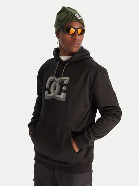DC Shoes Bluza Snowstar ADYFT03417 Czarny Regular Fit. Czarne bluzy DC Shoes, m, bez wzorów, z bawełny, bez kaptura. Za 279.99 zł.