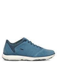 Geox Sneakersy Nebula U52D7B 01122 C4094 Granatowy. Niebieskie buty sportowe casual Geox, bez wzorów, z materiału, bez zapięcia. Za 529.99 zł.