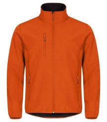 Clique Classic Kurtka Softshell z Recyklingowanego Poliestru – Męska – Blood. Brązowe kurtki CLIQUE, m, bez wzorów, z softshellu, bez kaptura. Za 265.87 zł.
