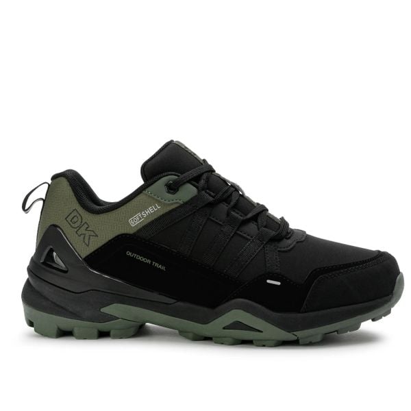 Buty męskie sportowe trekkingowe turystyczne DK VENOM SOFTSHELL. Czarne buty turystyczne DK, bez wzorów, z materiału, bez zapięcia, trekkingowe. Za 199.00 zł.
