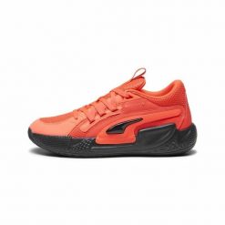 Obuwie Koszykarskie dla Dorosłych Koszykówka Puma Court Rider Chaos Czerwony. Czerwone buty do koszykówki Puma, bez zapięcia, do koszykówki. Za 360.85 zł.