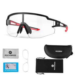 Okulary rowerowe fotochromowe Rockbros 10173. Czarne okulary przeciwsłoneczne ROCKBROS. Za 129.00 zł.