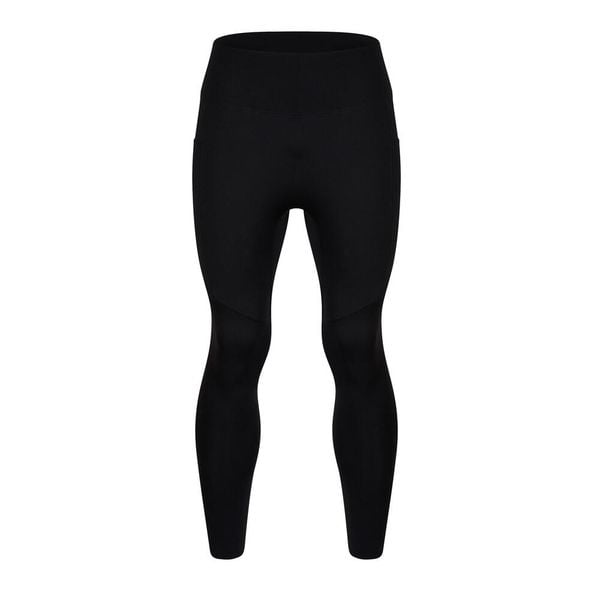 Męskie legginsy polarowe z ciepłą podszewką i elastycznym materiałem. Czarne legginsy długie sportowe G-HEAT, m, bez wzorów, z polaru, narciarskie. Za 130.79 zł.