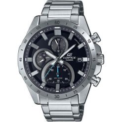Zegarek męski Casio EFR-571D-1AVUEF, Quartz, 47mm, 10ATM. Czarne zegarki Casio. Za 549.40 zł.