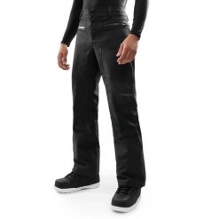 Męskie spodnie snowboardowe hardshell Siroko P5 Aino Black. Czarne spodnie narciarskie i snowboardowe SIROKO, m, bez wzorów, z hardshellu, narciarskie. Za 715.00 zł.