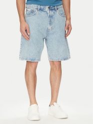 Calvin Klein Jeans Szorty jeansowe 90's LV04RB930G Niebieski Regular Fit. Niebieskie szorty Calvin Klein Jeans, m, bez wzorów, z bawełny. Za 439.99 zł.
