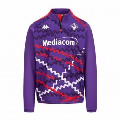 Bluza Fiorentina Ablaspre Pro 8 2024/25. Czerwone bluzy Kappa, bez wzorów, bez kaptura. W wyprzedaży za 252.00 zł.