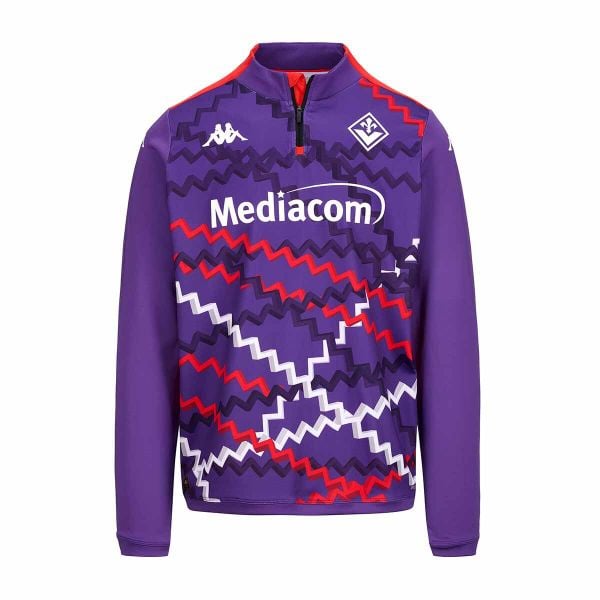 Bluza Fiorentina Ablaspre Pro 8 2024/25. Czerwone bluzy Kappa, bez wzorów, bez kaptura. Za 341.50 zł.