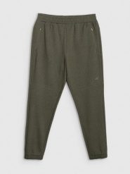 4F Spodnie dresowe joggery męskie - khaki XXL. Brązowe joggery i bojówki 4F, l, bez wzorów, z dresówki, sportowe. Za 159.99 zł.