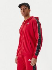 Kappa Bluza Banda Zamin 3 331U3ZW Czerwony Regular Fit. Czerwone bluzy Kappa, m, bez wzorów, z bawełny, bez kaptura. Za 229.99 zł.