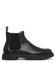 KARL LAGERFELD Sztyblety Koby Lug KL11836 Czarny. Czarne sztyblety KARL LAGERFELD, bez wzorów, ze skóry, bez obcasa, bez zapięcia. Za 1,059.00 zł.