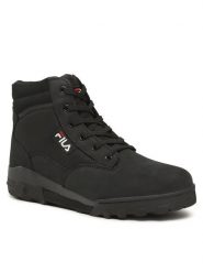 Fila Trapery Grunge II Mid FFM0165.80010 Czarny. Czarne trapery Fila, z nubiku, bez zapięcia. Za 529.00 zł.