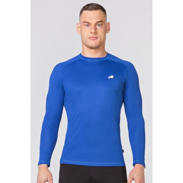 Koszulka termoaktywna z długim rękawem fitness męska Rough Radical Fury LS. Niebieskie bielizna termoaktywna ROUGH RADICAL, m, bez wzorów, bez ramiączek, na fitness i siłownię. W wyprzedaży za 59.99 zł.