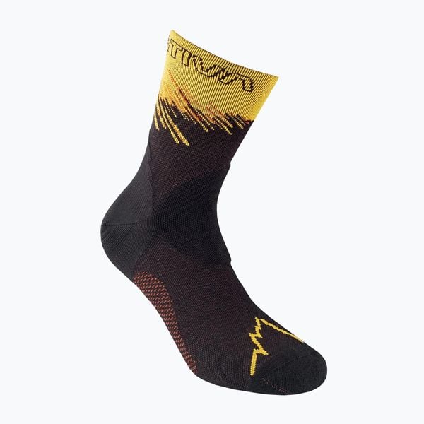 Skarpety La Sportiva Ultra Running. Czarne skarpety La Sportiva, z aplikacjami, z elastanu. Za 99.99 zł.