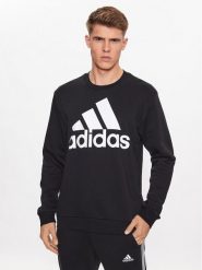 Adidas Bluza IB3995 Czarny Regular Fit. Czarne bluzy Adidas, m, bez wzorów, z bawełny, bez kaptura. Za 249.99 zł.
