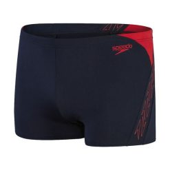 Bokserki kąpielowe męskie Speedo Hyper Boom Splice. Czerwone odzież kąpielowa Speedo, m, bez wzorów, z lycry, sportowe. Za 79.99 zł.