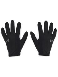 Under Armour Rękawiczki "Storm Run Liner" w kolorze czarnym do biegania rozmiar: M. Czarne rękawiczki Under Armour, bez wzorów, z materiału. Za 123.25 zł.