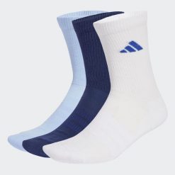 Podkolanówki wyściełane ADIDAS 3 sztuki. Białe skarpety Adidas, bez wzorów. Za 57.49 zł.