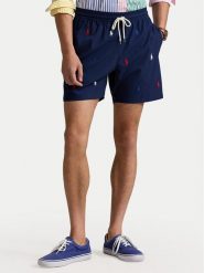 Polo Ralph Lauren Szorty materiałowe 710957786001 Granatowy Classic Fit. Niebieskie szorty Polo Ralph Lauren, m, bez wzorów, z materiału. Za 459.99 zł.