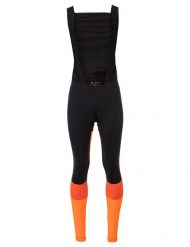Legginsy na ramiączkach VAUDE Kuro. Brązowe legginsy długie sportowe Vaude, s, bez wzorów, z elastanu, rowerowe. Za 588.50 zł.