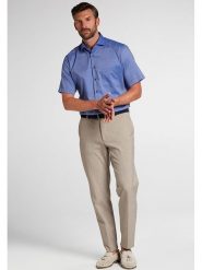 Eterna Koszula - Modern fit - w kolorze niebieskim rozmiar: 40. Niebieskie koszule Eterna, bez wzorów, z bawełny, bez kołnierzyka, bez ramiączek. Za 109.26 zł.