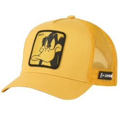Czapka z daszkiem Capslab Looney Tunes Daffy Duck Trucker CL/LOO4/1/DUF1. Czapki z daszkiem Capslab, z aplikacjami, z bawełny. Za 169.35 zł.
