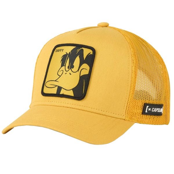 Czapka z daszkiem Capslab Looney Tunes Daffy Duck Trucker CL/LOO4/1/DUF1. Czapki z daszkiem Capslab, z aplikacjami, z bawełny. Za 169.35 zł.