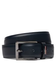 Tommy Hilfiger Pasek Męski Business 3.5 AM0AM12062 Granatowy. Niebieskie paski Tommy Hilfiger, bez wzorów, ze skóry. Za 299.99 zł.