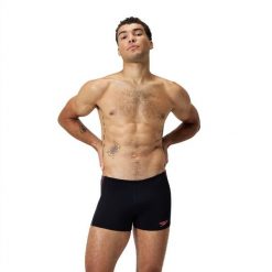 Kąpielówki męskie spodenki kąpielowe Speedo Tech Aqua-Short. Czarne kąpielówki Speedo, m, bez wzorów. Za 159.99 zł.