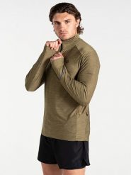 Dare 2b Koszulka funkcyjna "Power Up II" w kolorze khaki rozmiar: 3XL. Brązowe t-shirty sportowe Dare 2B, bez wzorów, z materiału, bez ramiączek, outdoorowe. Za 69.99 zł.