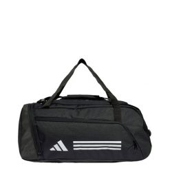 Torba Essentials 3-Stripes Duffel Small. Białe torby na ramię Adidas, bez wzorów, z materiału, na ramię, bez dodatków. Za 128.99 zł.