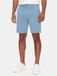 BOSS Szorty materiałowe Chino-Slim-Shorts 50536723 Niebieski Regular Fit. Niebieskie szorty Boss, m, bez wzorów, z bawełny. Za 299.99 zł.
