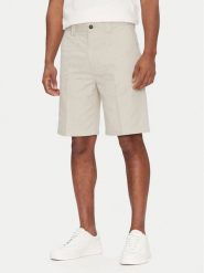 BOSS Szorty materiałowe Chino-Straight-S 50539161 Kremowy Regular Fit. Białe szorty Boss, m, bez wzorów, z bawełny. Za 301.99 zł.