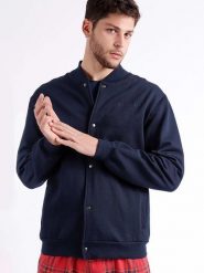 Admas Bluza w kolorze granatowym rozmiar: S. Niebieskie bluzy admas, s, bez wzorów, bez kaptura. Za 126.99 zł.