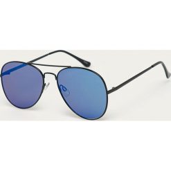 Selected - Okulary przeciwsłoneczne. Niebieskie okulary przeciwsłoneczne Selected. W wyprzedaży za 99.90 zł.