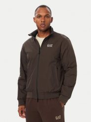 EA7 Emporio Armani Kurtka bomber 8NPB20 PNFZZ U6027 Brązowy ciemny Regular Fit. Brązowe kurtki EA7 Emporio Armani, m, bez wzorów, z syntetyku, bez kaptura. Za 909.99 zł.