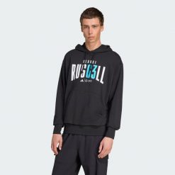 Bluza z kapturem Mercedes - AMG Petronas Formula One Team George Russell. Czarne bluzy Adidas, xl, bez wzorów, z kapturem. Za 329.00 zł.