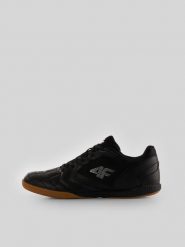 4F Halówki PRECISION X KNITTED z podeszwą non-marking męskie - czarne 43. Czarne buty sportowe casual 4F, bez wzorów, z gumy, bez zapięcia. Za 249.99 zł.